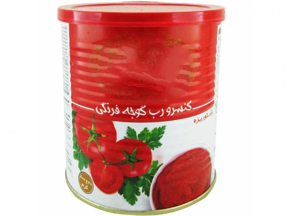 صادر کننده رب گوجه قوطی 800گرمی