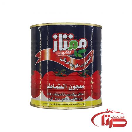 تولیدکنندگان رب گوجه فرنگی ممتاز صادراتی