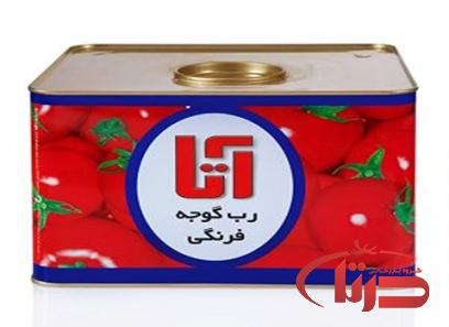 قیمت رب گوجه فرنگی 10 کیلویی اتا