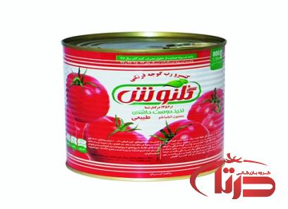 قیمت خرید رب گوجه فرنگی گلنوش + عکس