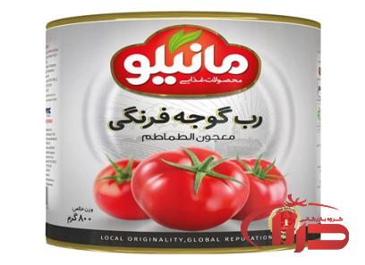 قیمت و خرید کنسرو رب گوجه فرنگی مانیلو + فروش ارزان