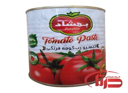 رب گوجه فرنگی غلیظ شده بهشاد + بهترین قیمت خرید