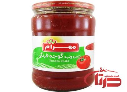 قیمت رب گوجه فرنگی مهرام + خرید و فروش رب گوجه فرنگی مهرام عمده